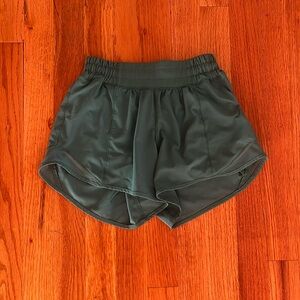 High Rise Lululemon 4 inch Hotty Hot Shorts